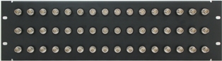 3RU 48 Port BNC Patch Panel